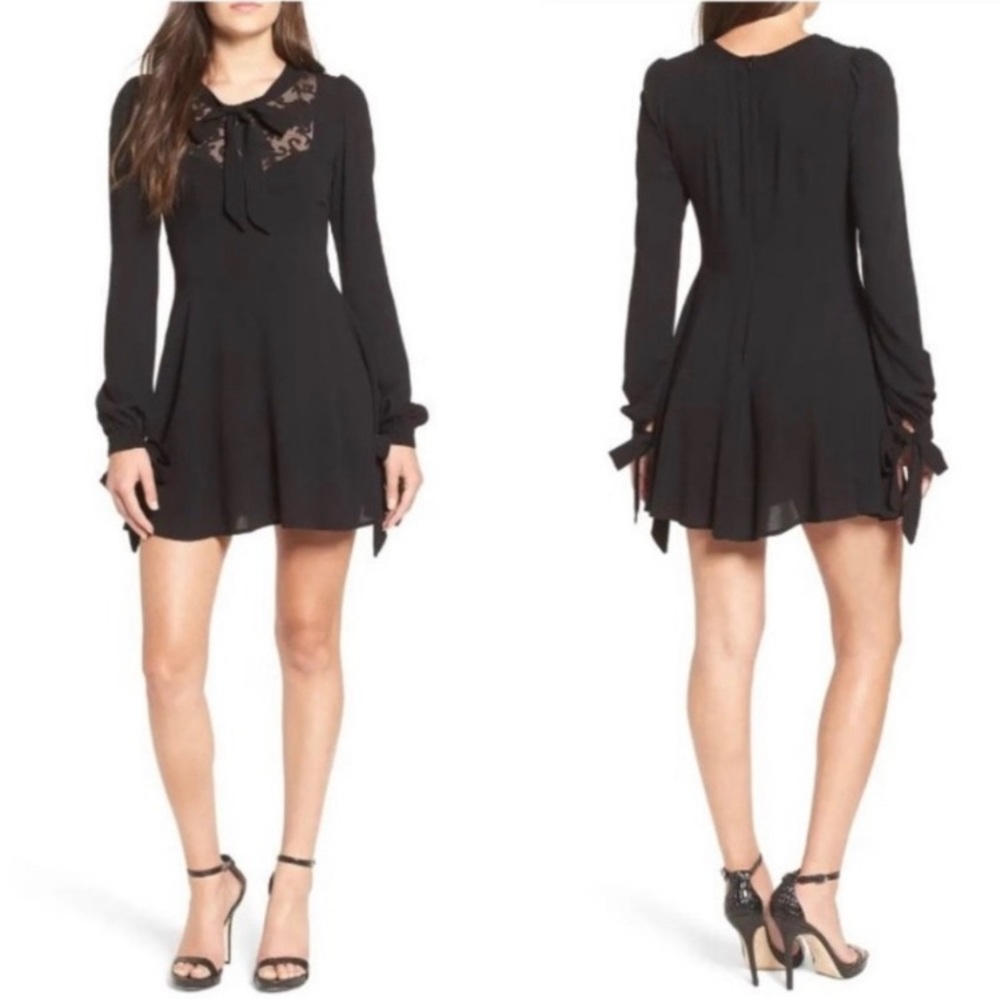 🍋NWT For Love & Lemons Ellery Black
Mini Dress Size XS - Picture 6 of 9